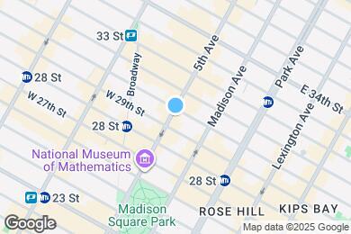Map image of the property - Stunning Lulury One Bedroom @ 277 FIFTH AV...