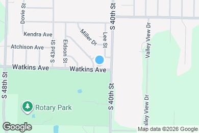 Map image of the property - 4006 Watkins Ave