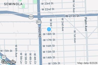 Map image of the property - 317 W 18th St