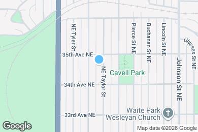 Map image of the property - 3434 Taylor St NE