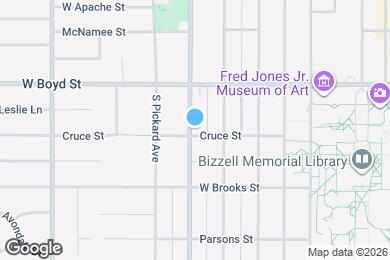 Map image of the property - 821 Cruce St