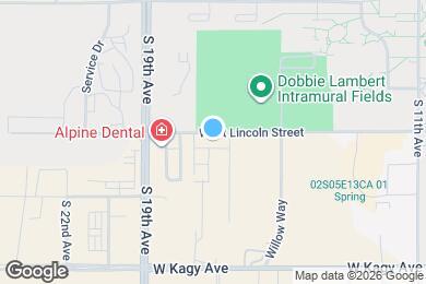 Map image of the property - 1704 W Lincoln St