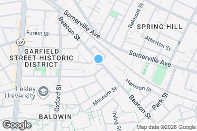 Map image of the property - 288 Beacon St