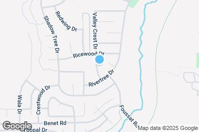 Map image of the property - 716 Valley Crest Dr