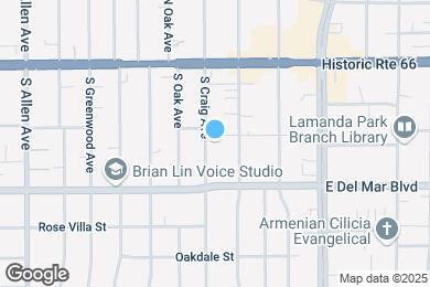 Map image of the property - 140 S Craig Ave