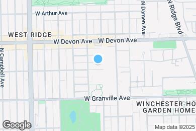 Map image of the property - 2142 W Rosemont Ave