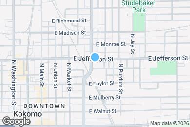 Map image of the property - Apperson Way Apartments