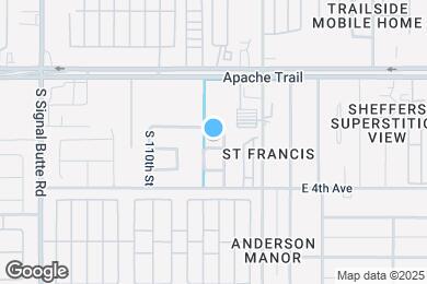 Map image of the property - 11114 E Arbor Ave