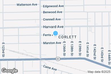 Map image of the property - 13406 Ferris Ave