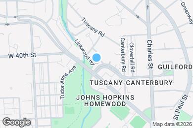 Map image of the property - Hopkins House Apartments