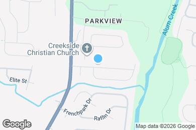 Map image of the property - 3468 Whisper Creek Dr