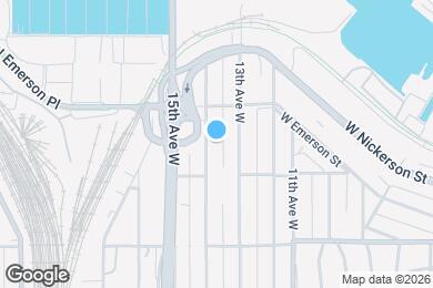 Map image of the property - 3626 14th Ave W