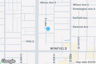 Map image of the property - 757 E Ramona Ave