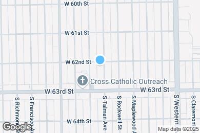 Map image of the property - 6206 S Talman Ave