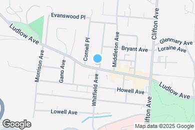 Map image of the property - 430 Ludlow Ave