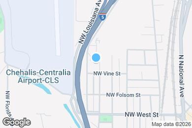 Map image of the property - 847 NW New York Ave