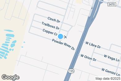 Map image of the property - 1205 Powder River Dr