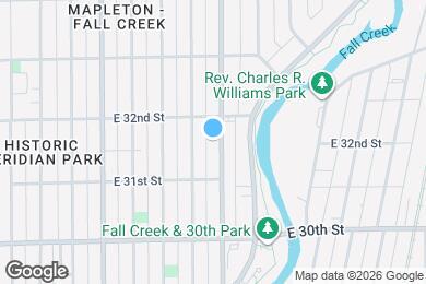 Map image of the property - 3134 N College Ave