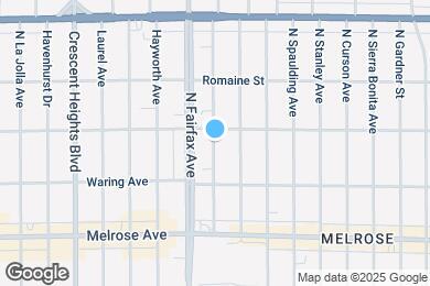 Map image of the property - 849 N Orange Grove Ave