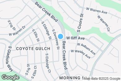 Map image of the property - 13804 W Iliff Ave