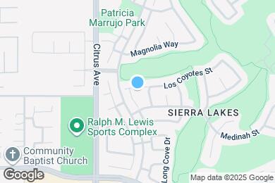 Map image of the property - 16215 Los Coyotes St