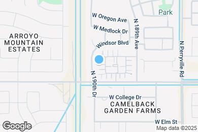 Map image of the property - 5036 N 189th Glen