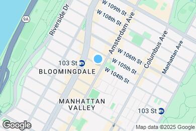 Map image of the property - 209 W 102nd St