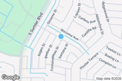 Map image of the property - 3707 Fontainebleau St