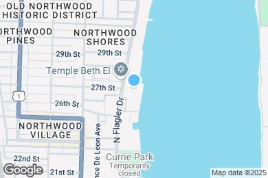 Map image of the property - 2800 N Flagler Dr