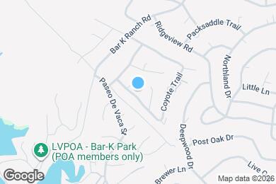 Map image of the property - 21416 Coyote Trl