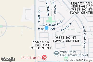 Map image of the property - 13818 W Fargo Dr