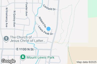 Map image of the property - 1220 Lewis Peak Dr