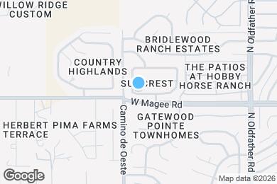Map image of the property - 4544 W Rose Mist Way