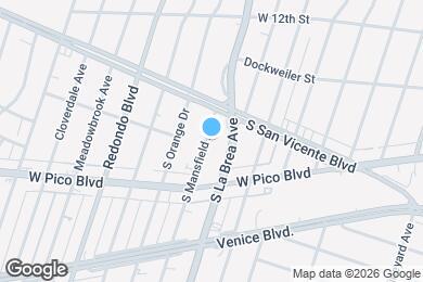 Map image of the property - 1332 S Mansfield Ave