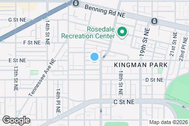 Map image of the property - 1625 E St NE