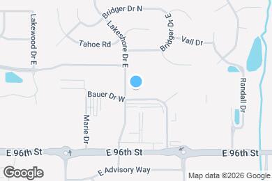 Map image of the property - 9750 Lake Shore Dr E