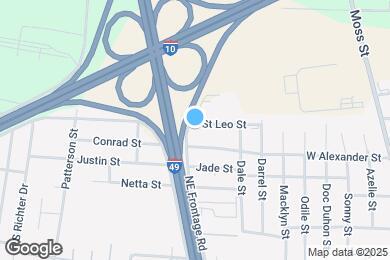 Map image of the property - 2610 NE Evangeline Thruway