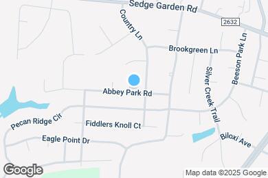 Map image of the property - 1593 Abbey Park Ct