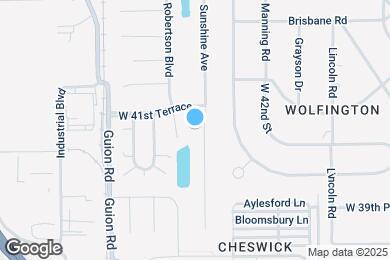 Map image of the property - 4102 Sunshine Ave