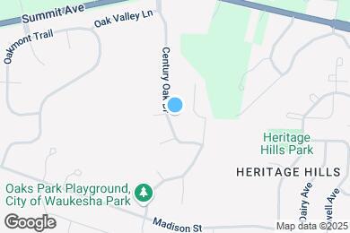 Map image of the property - 407 Century Oak Dr