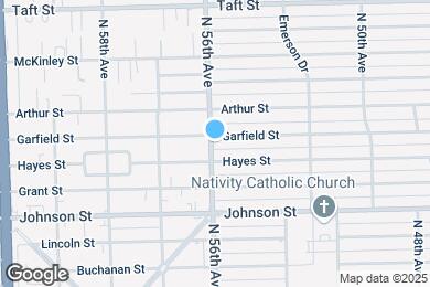 Map image of the property - 5524 Garfield St