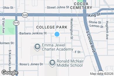 Map image of the property - 511 S Wilson Ave