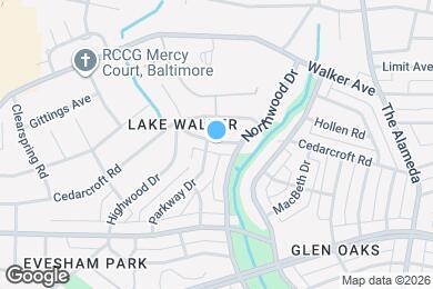 Map image of the property - 1005 Cedarcroft Rd