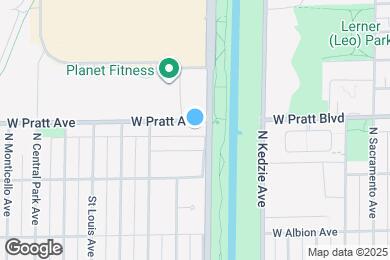 Map image of the property - 3311 W Pratt Ave