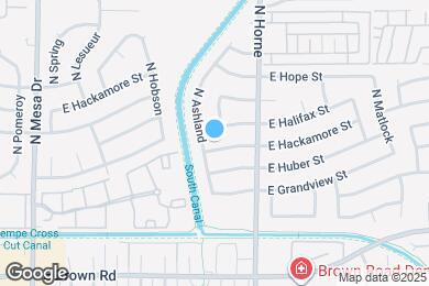 Map image of the property - 716 E Hackamore St
