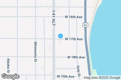 Map image of the property - 129 W 17th Ave
