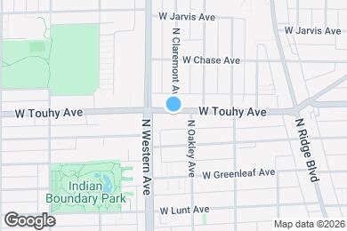 Map image of the property - 2337 W Touhy Ave