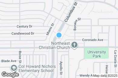 Map image of the property - 4271 Columbus St