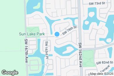 Map image of the property - 16361 SW 78th Terrace