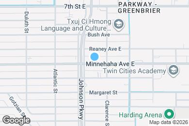 Map image of the property - 1319 Minnehaha Ave E